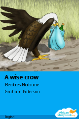 Cover of A wise crow by Beatres Nabune, Wilson Lwagala