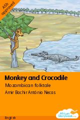 Cover of Monkey and Crocodile by Mozambican folktale