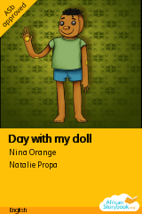 Cover of Day with my doll by Lawrence A. Konjuro