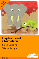 Cover of Elephant and Chameleon by Stella Badaru