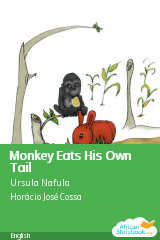 Cover of Monkey Eats His Own Tail by Mozambican folktale