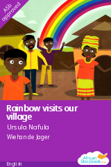 Cover of Rainbow visits our village by Ursula Nafula