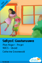 Cover of Safiya E Guuturuuwa, a Fulfulde picture book