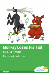 Cover of Monkey Loses His Tail by Mozambican folktale