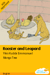 Cover of Rooster and Leopard by Yikii Kubbi Emmanuel