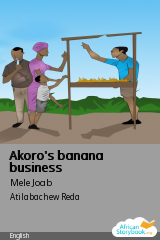 Cover of Akoro's banana business by Mele Joab