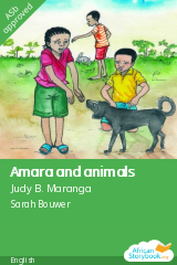 Cover of Amara and animals by Judy B. Maranga