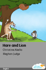 Cover of Hare and Lion by Christine Akello