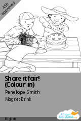 Cover of Share it fair! (Colour-in) by Penelope Smith, Hamsa Venkatakrishnan
