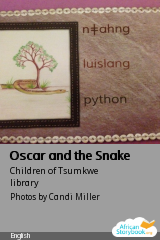 Cover of Oscar and the Snake by Children of Tsumkwe library