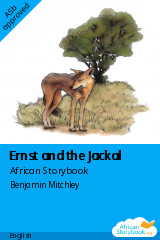 Cover of Ernst and the Jackal by Ernst Swartbooi, Candi Miller