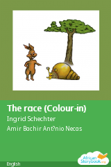 Cover of The race (Colour-in) by Mozambican folktale