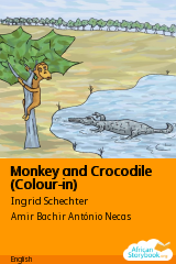 Cover of Monkey and Crocodile (Colour-in) by Mozambican folktale