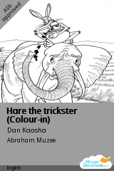 Cover of Hare the trickster (Colour-in) by Dan Kaasha
