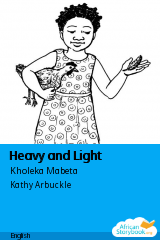 Cover of Heavy and Light by Clare Verbeek, Thembani Dladla, Zanele Buthelezi