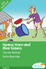 Cover of Hyena, Hare and their basins by Charles Katiwa Kiema