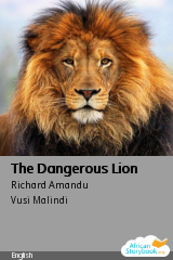 Cover of The Dangerous Lion by Richard Amandu
