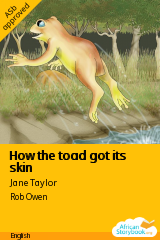 Cover of How the toad got its skin by Alice Mulwa