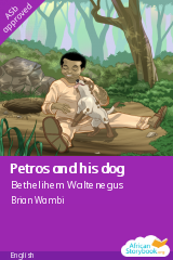 Cover of Petros and his dog by Bethelihem Waltenegus