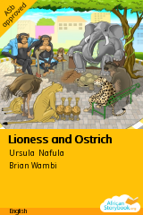 Cover of Lioness and Ostrich by Daniel Nanok