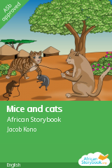 Cover of Mice and cats by Merga Debelo, Elizabeth Laird