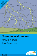 Cover of Thunder and her son by Ogot Owino