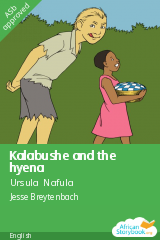 Cover of Kalabushe and the hyena by Gaspah Juma