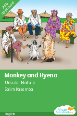 Cover of Monkey and Hyena by Mulualem Daba
