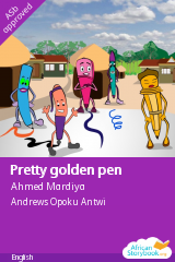 Cover of Pretty golden pen by Ahmed Mardiya, Ibrahim Sharifa