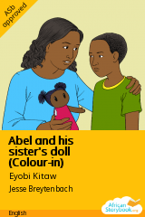 Cover of Abel and his sister's doll (Colour-in) by Eyobi Kitaw