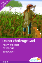Cover of Do not challenge God by Abem Mathias Katisongo
