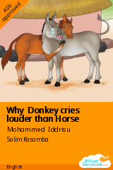 Cover of Why Donkey cries louder than Horse by Mohammed Iddrisu, Sadia Baba, Tia Illiasu