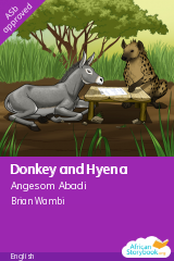 Cover of Donkey and Hyena by ደሳለ ገ/ሄር, ደስታ ገ/ሚካኤል