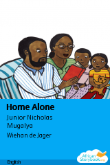 Cover of Home Alone by Junior Nicholas Mugalya