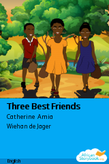 Cover of Three Best Friends by Catherine Amia