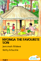 Cover of NYONGA THE FAVOURITE SON by Jemimah Mideva
