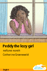 Cover of Peddy the lazy girl by nafuna norah