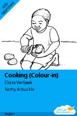 Cover of Cooking (Colour-in) by Clare Verbeek, Thembani Dladla, Zanele Buthelezi