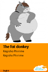 Cover of The fat donkey by Kagisho Phirime
