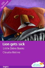 Cover of Lion gets sick by Francisco Escondido