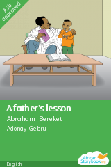 Cover of A father's lesson by Abraham Bereket, Hardido Temesgen, Yohannes Firew