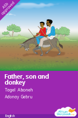 Cover of Father, son and donkey by Tagel Aboneh