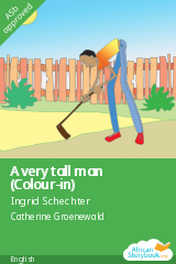 Cover of A very tall man (Colour-in) by Cornelius Wambi Gulere