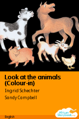 Cover of Look at the animals (Colour-in) by Jenny Katz