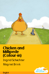 Cover of Chicken and Millipede (Colour-in) by Winny Asara