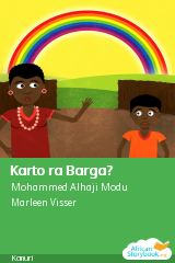 Cover of Karto ra Barga?, a Kanuri picture book