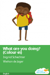 Cover of What are you doing? (Colour-in) by Nina Orange