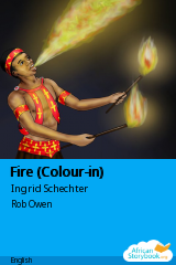 Cover of Fire (Colour-in) by Deborah Namugosa, Beatres Nabune, Alison Tukei, Rose Sabano