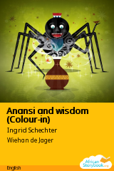 Cover of Anansi and wisdom (Colour-in) by Ghanaian folktale