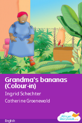 Cover of Grandma's bananas (Colour-in) by Ursula Nafula